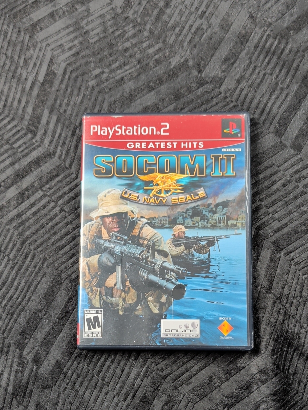 Sony PlayStation 2 SOCOM II - Red and Blue Cover